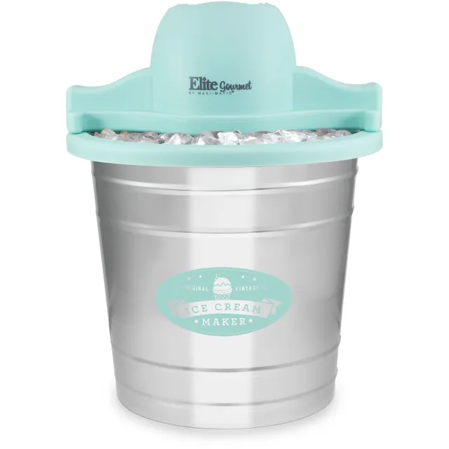 elite-gourmet-eismaschine-4-qt-elektrisch-holzfass-walnuss image 1