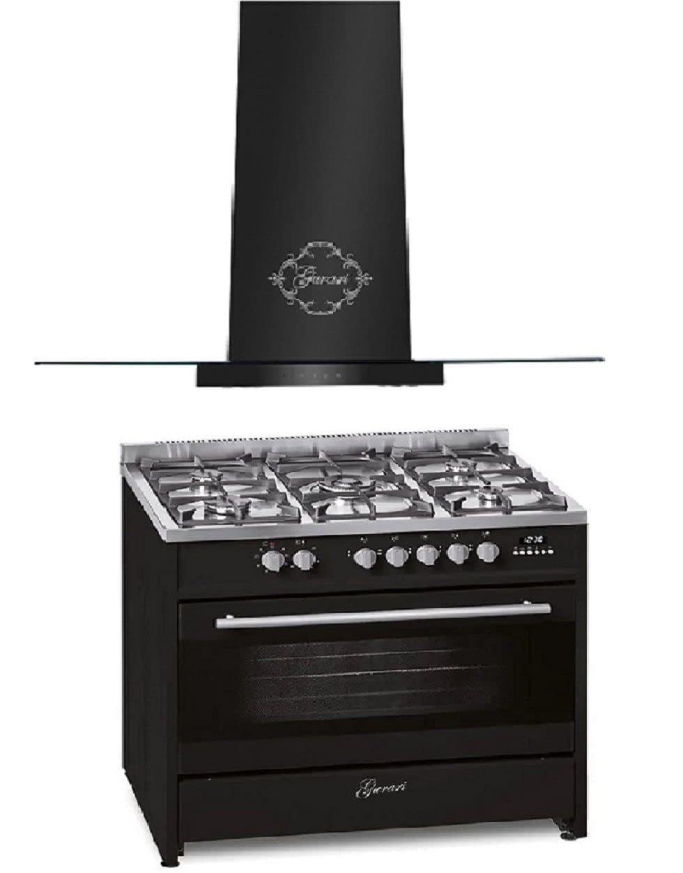 gurari-gch-e-911-bl-standherd-set-90-cm-schwarz-mit-haube image 1