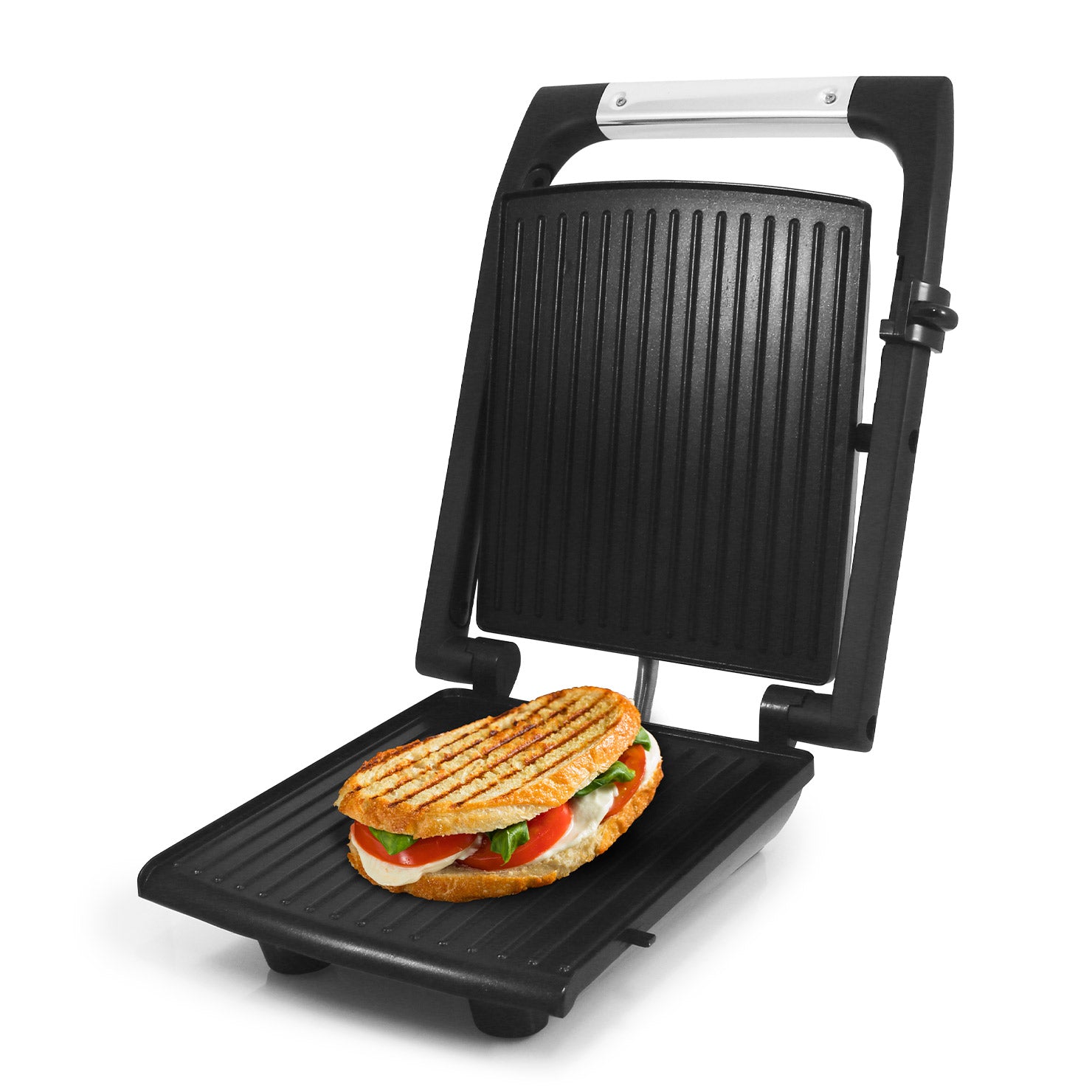 elite-gourmet-epn-2811-panini-grill-kontaktgrill-edelstahl-1000w image 2