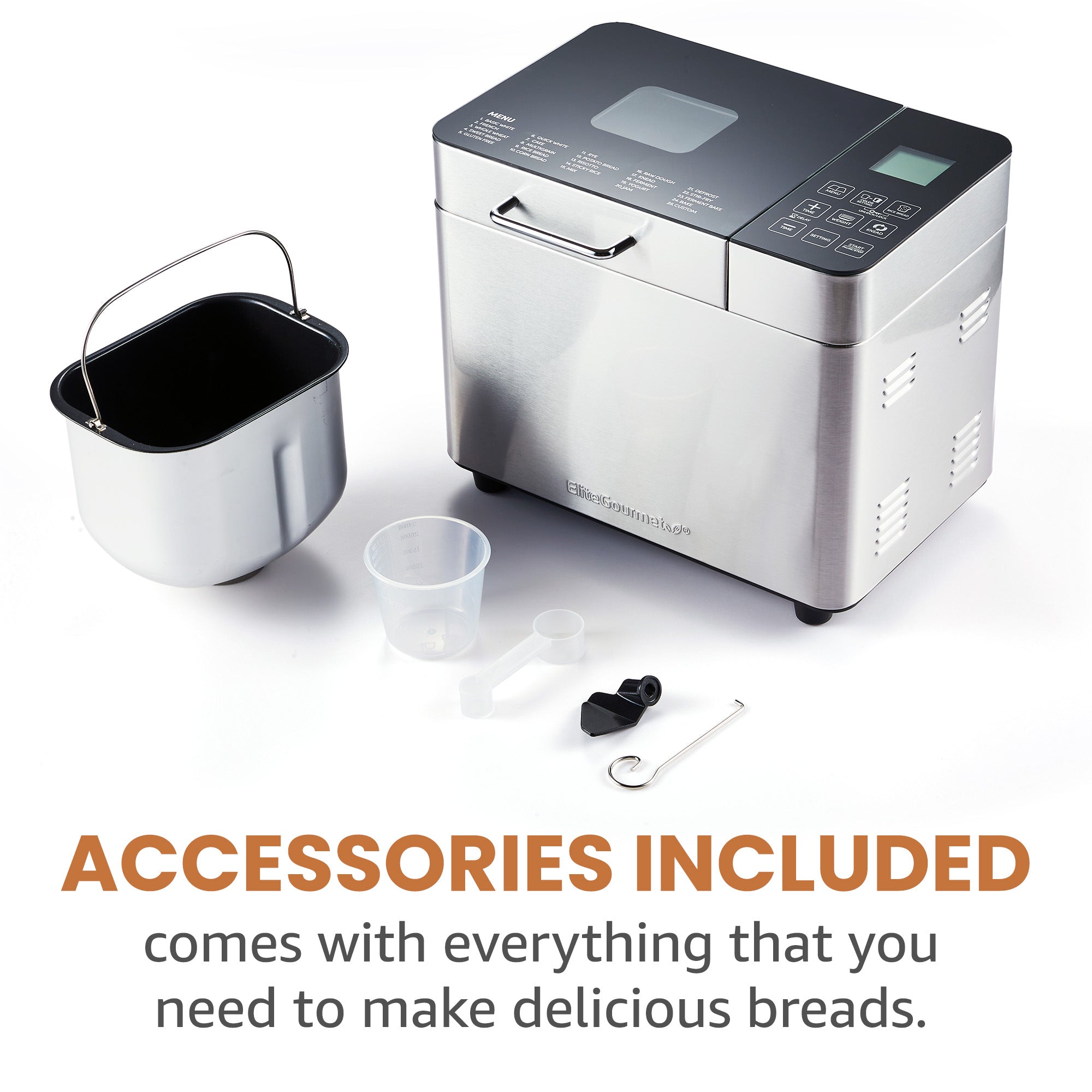 elite-gourmet-bread-maker-2-lb-brotbackautomat-edelstahl image 7