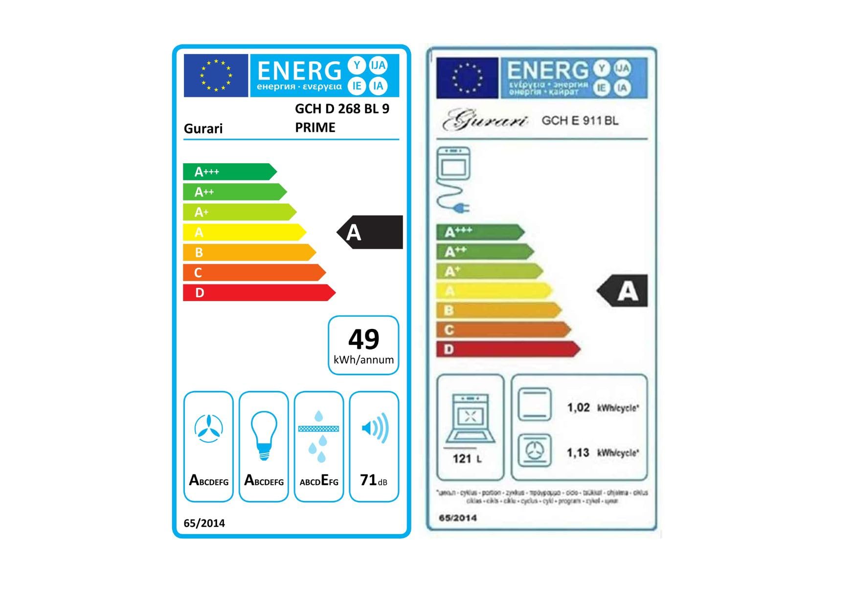 gurari-gch-e-911-bl-standherd-90-cm-gas-elektro-121l-kopffreihaube image 5