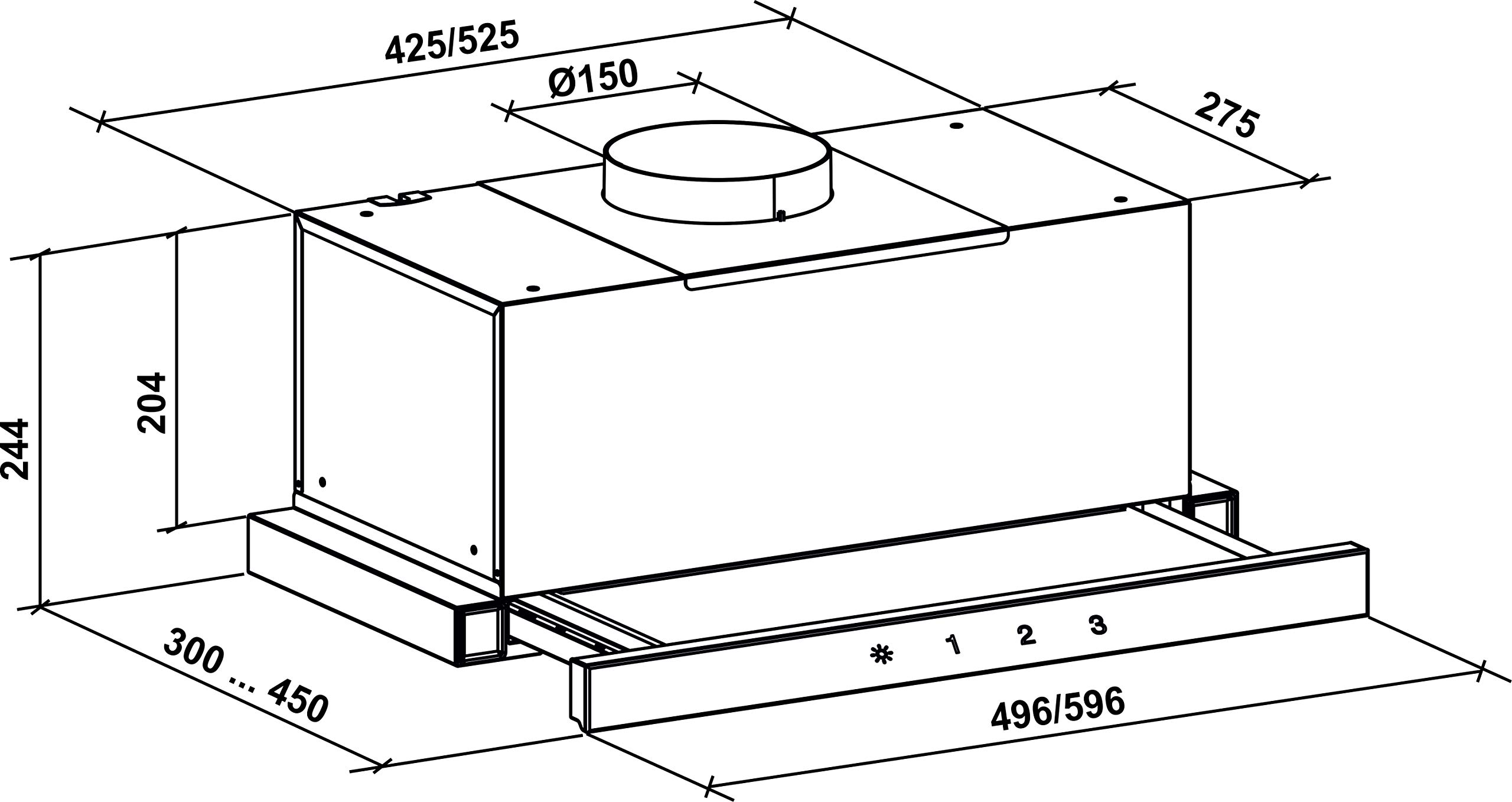 gurari-flachschirmhaube-60-cm-schwarz-glas-1000-m-h-touch image 4