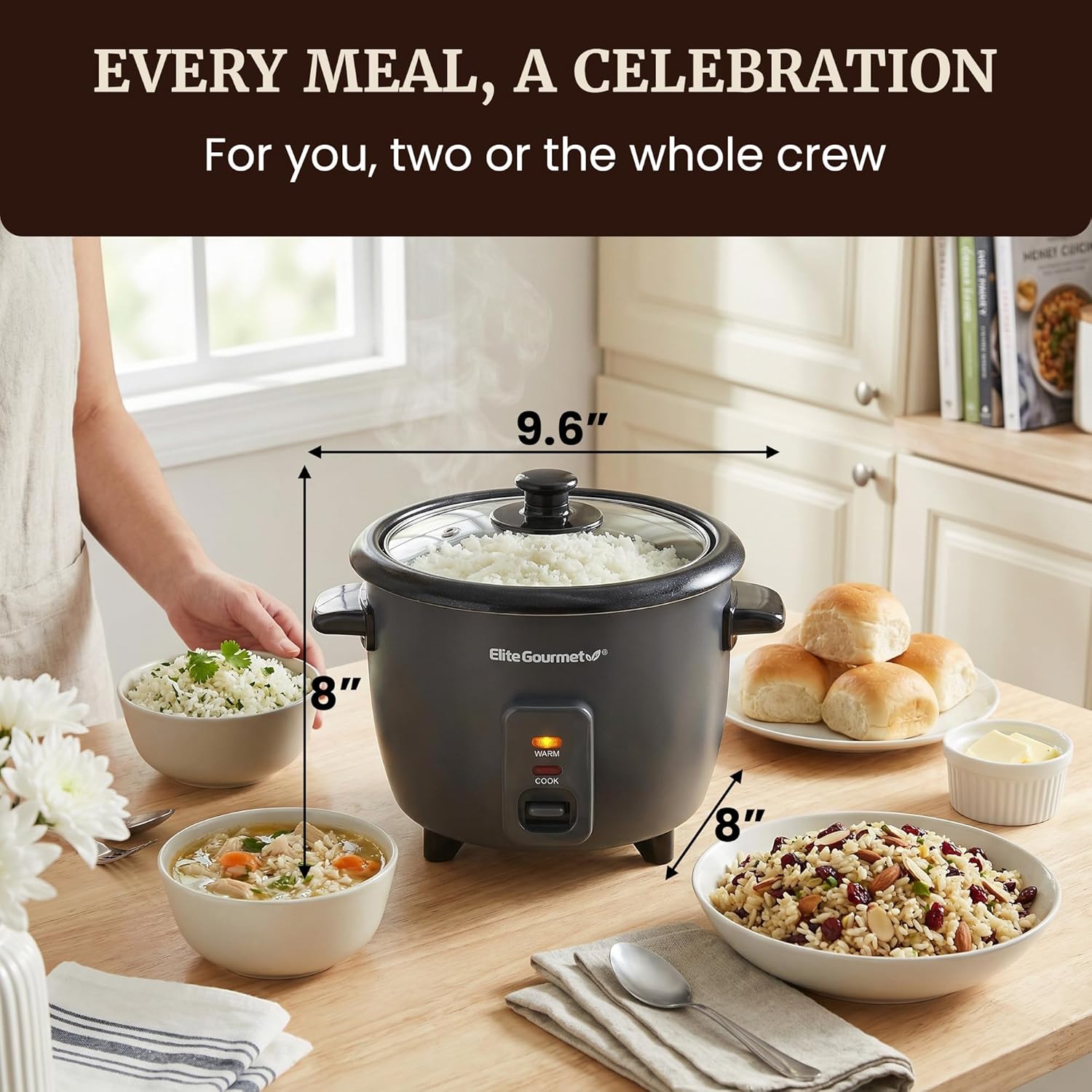 elite-gourmet-rice-cookers-6-cup-reiskocher-keramik image 3