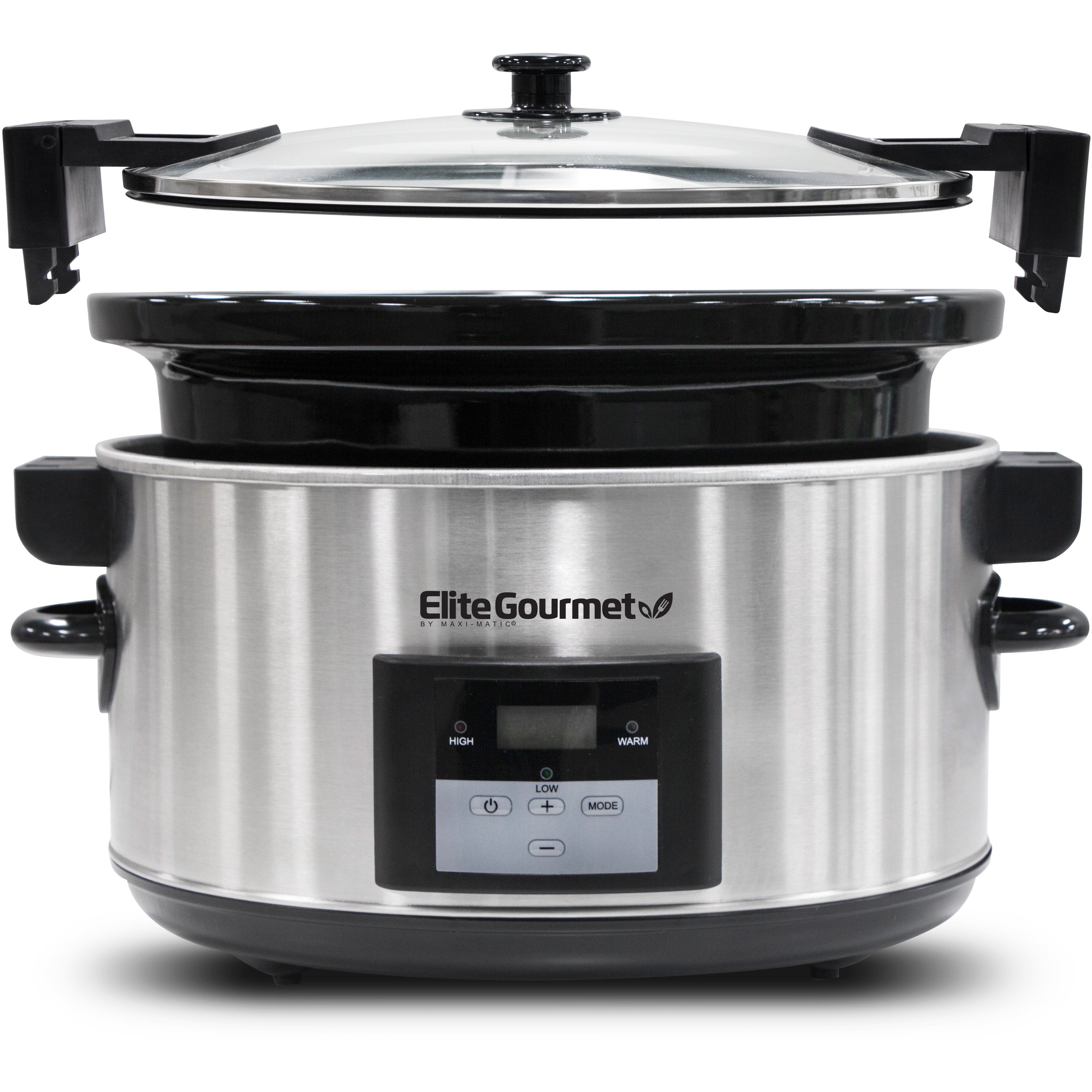 elite-gourmet-slow-cookers-8-5-qt-slow-cooker-programmierbar-edelstahl image 2