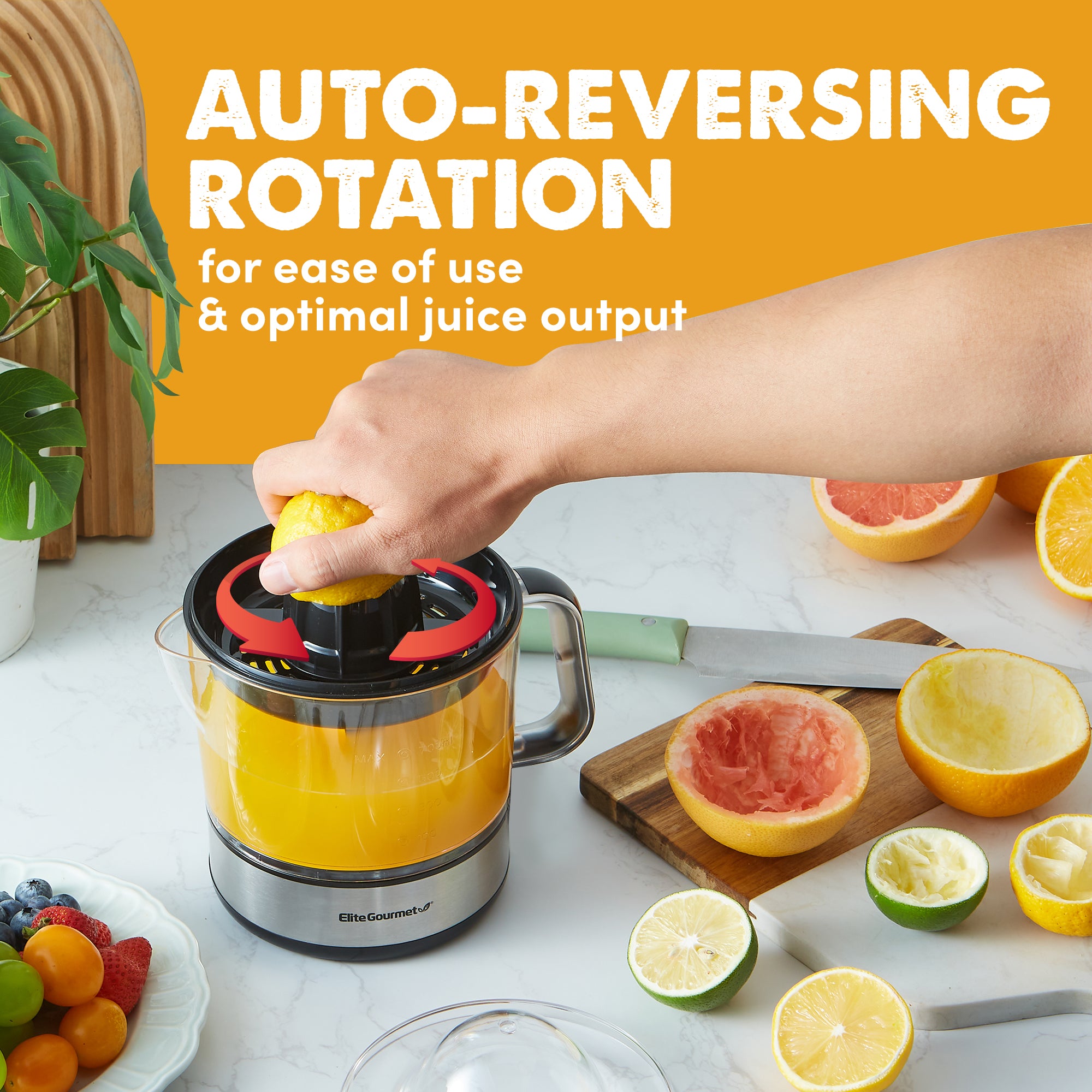 elite-gourmet-citrus-juicers-3-cup-zitruspresse-elektrisch image 7