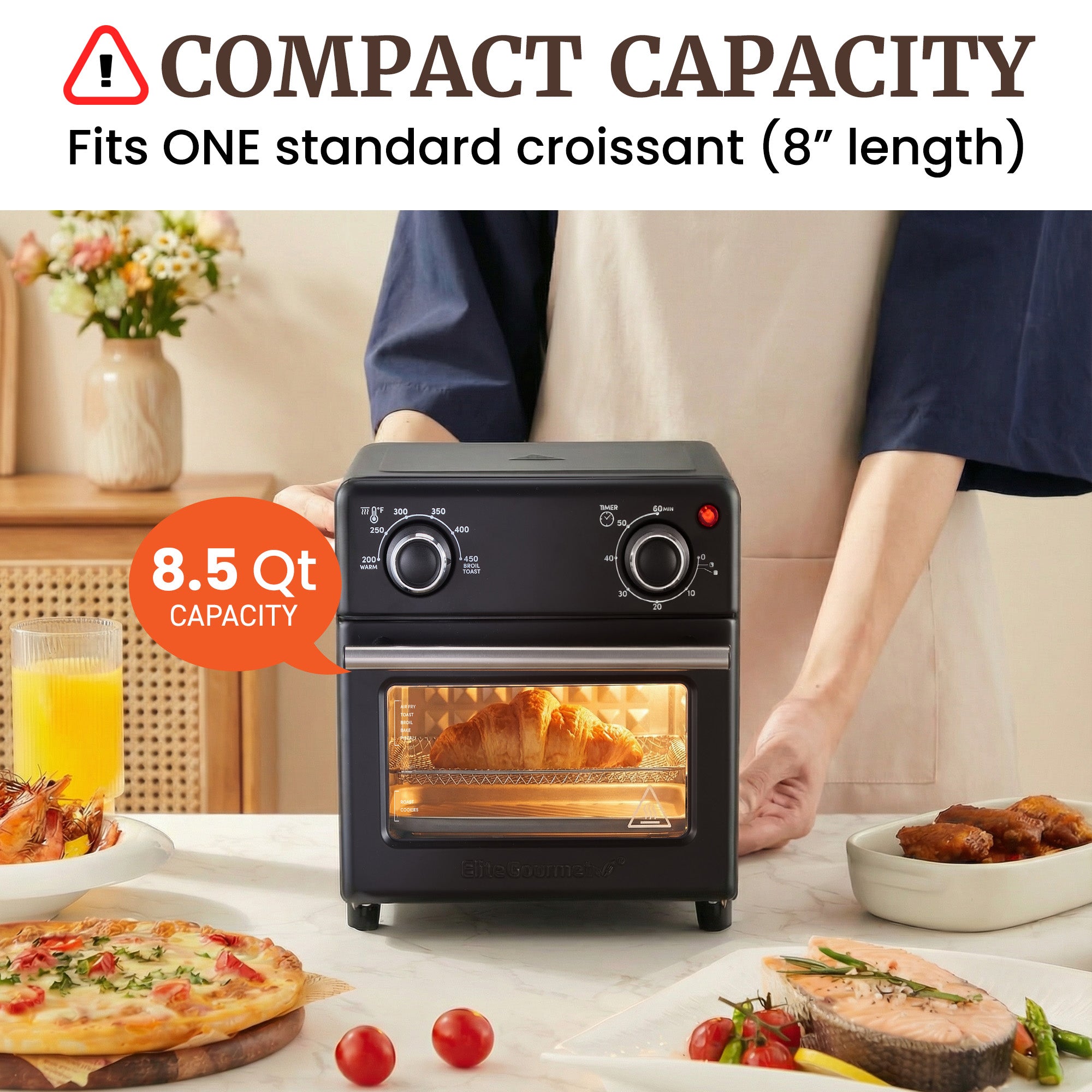 elite-gourmet-8-5qt-air-fryer-oven-hei-luftfritteuse-kompakt image 5