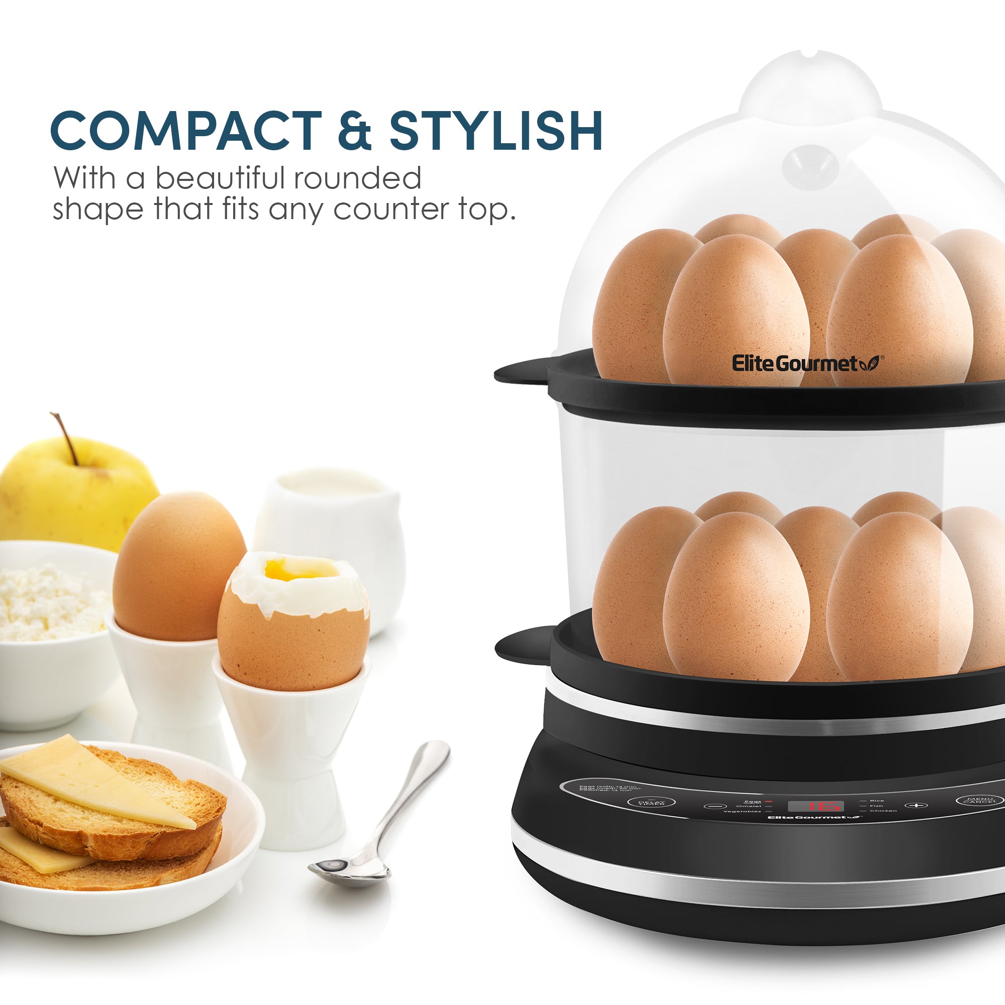 elite-gourmet-egg-cookers-14-eier-eierkocher-schwarz image 8