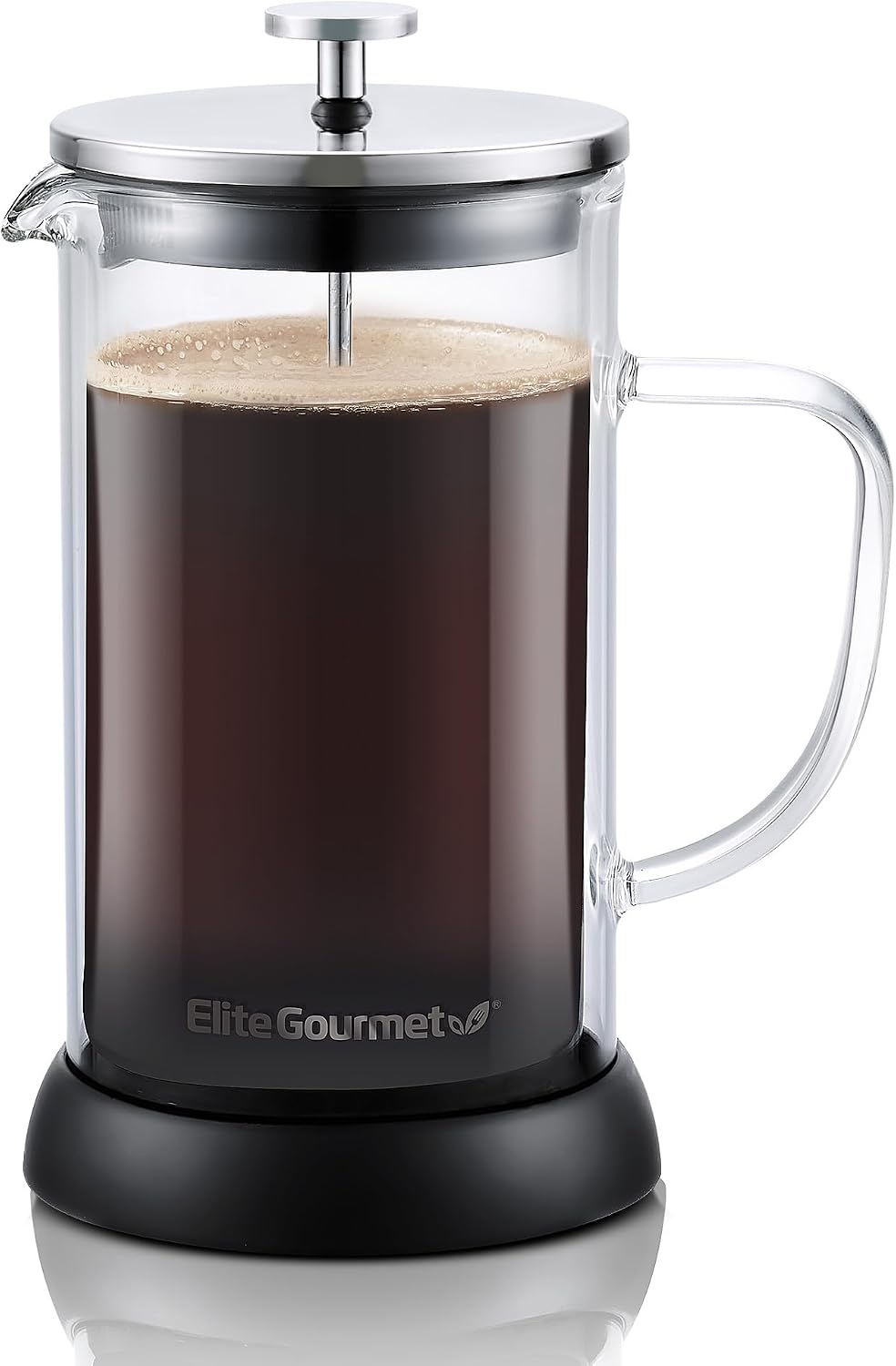 elite-gourmet-french-press-1l-presskanne-borosilikatglas image 1