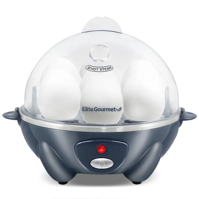 elite-gourmet-7-egg-eierkocher-blaugrau-7-eier image 1