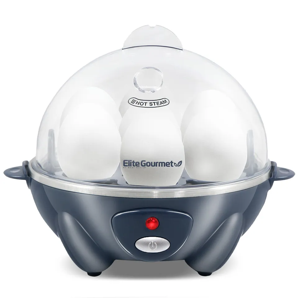 elite-gourmet-7-egg-eierkocher-blaugrau-7-eier image 1