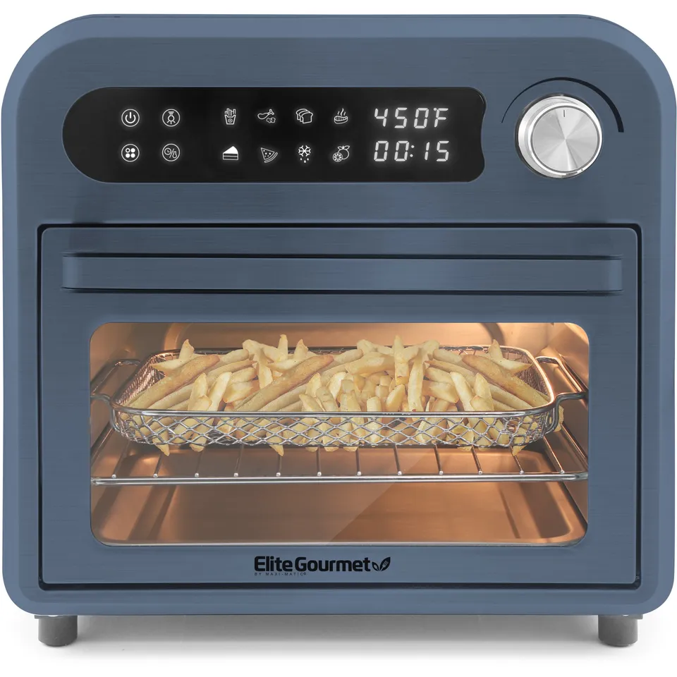 elite-gourmet-air-fryers-10l-hei-luftfritteuse-blaugrau image 1