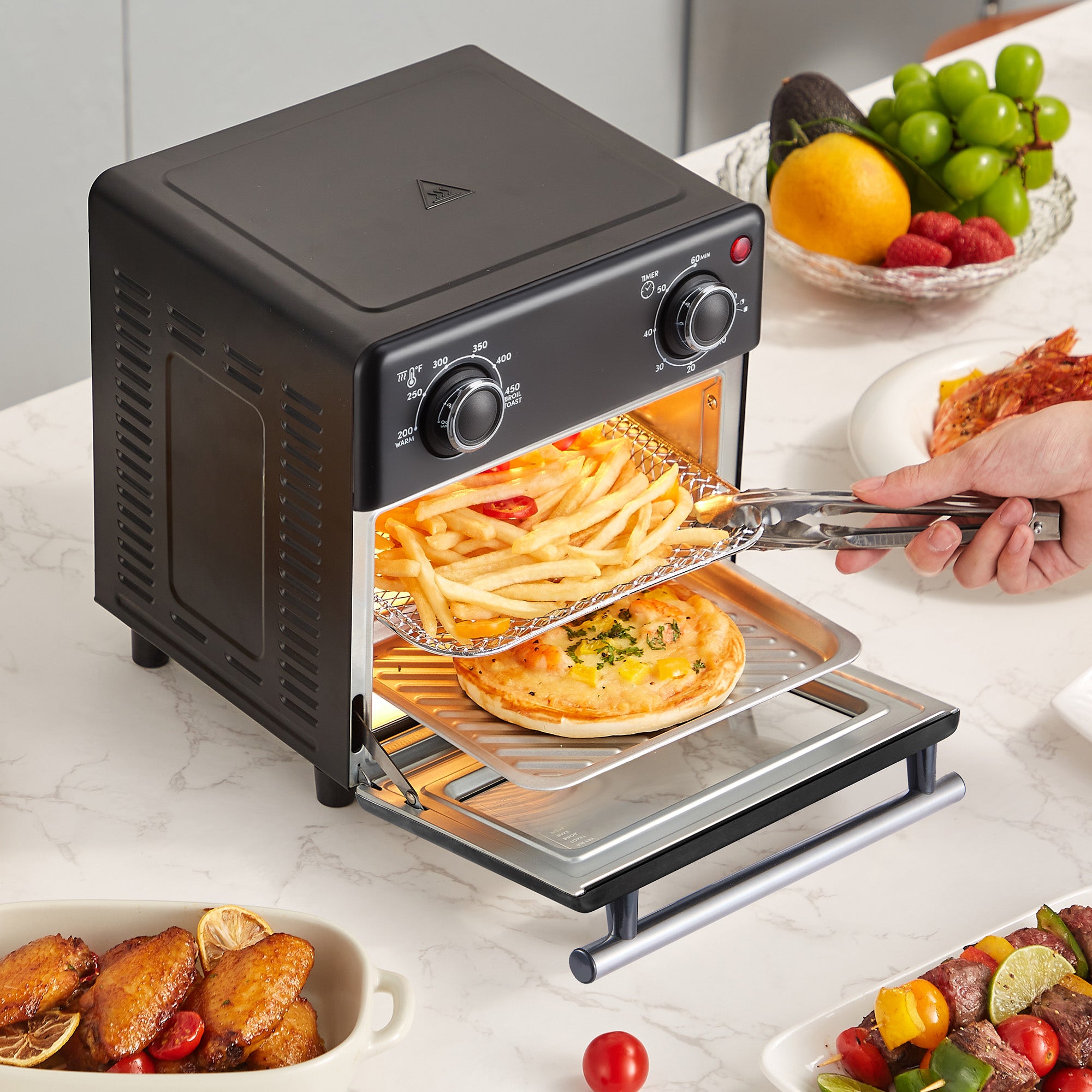 elite-gourmet-8-5qt-air-fryer-oven-hei-luftfritteuse-kompakt image 8