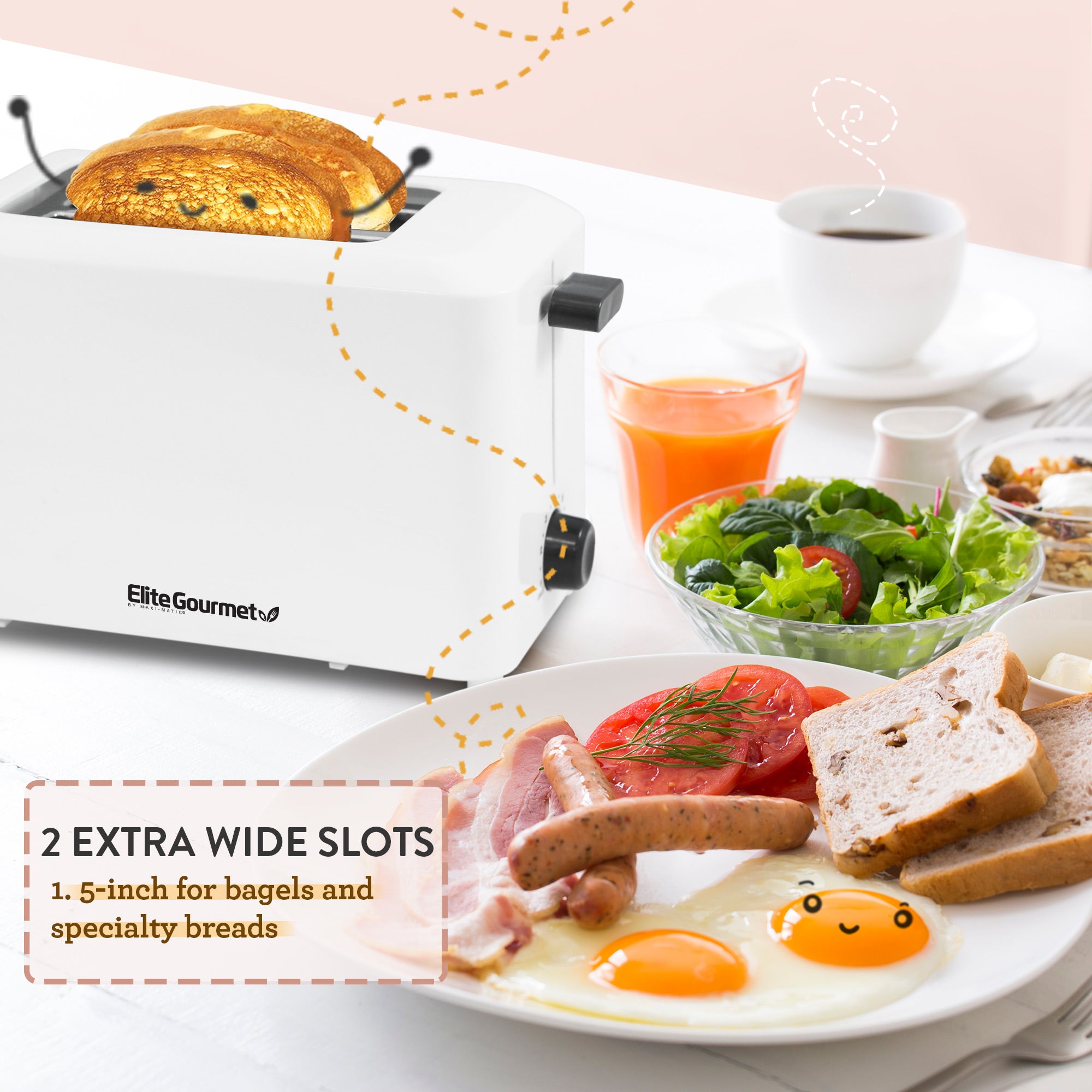 elite-gourmet-cool-touch-toaster-2-scheiben-7-stufen image 7