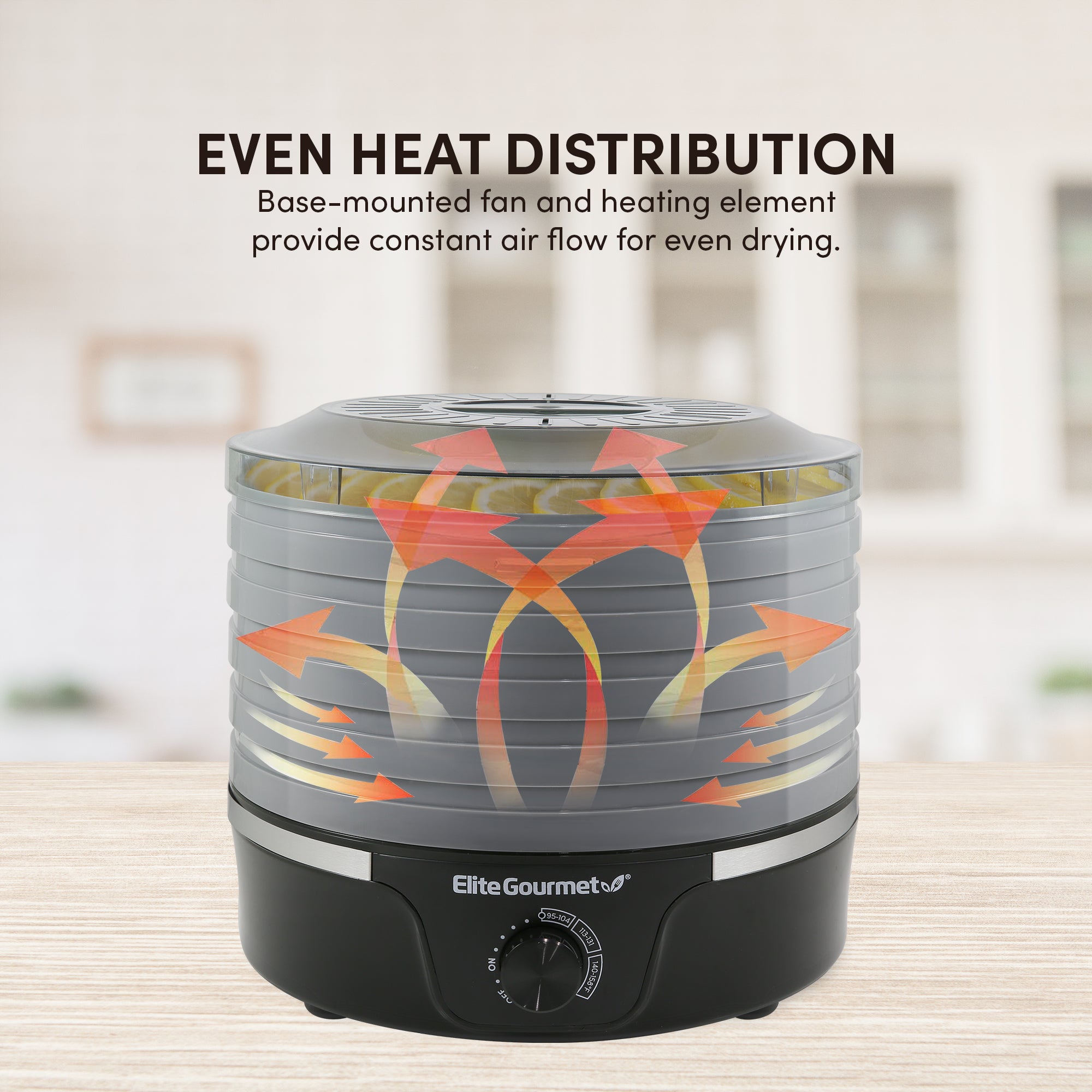 elite-gourmet-5-tier-d-rrautomat-350w-5-ebenen image 2