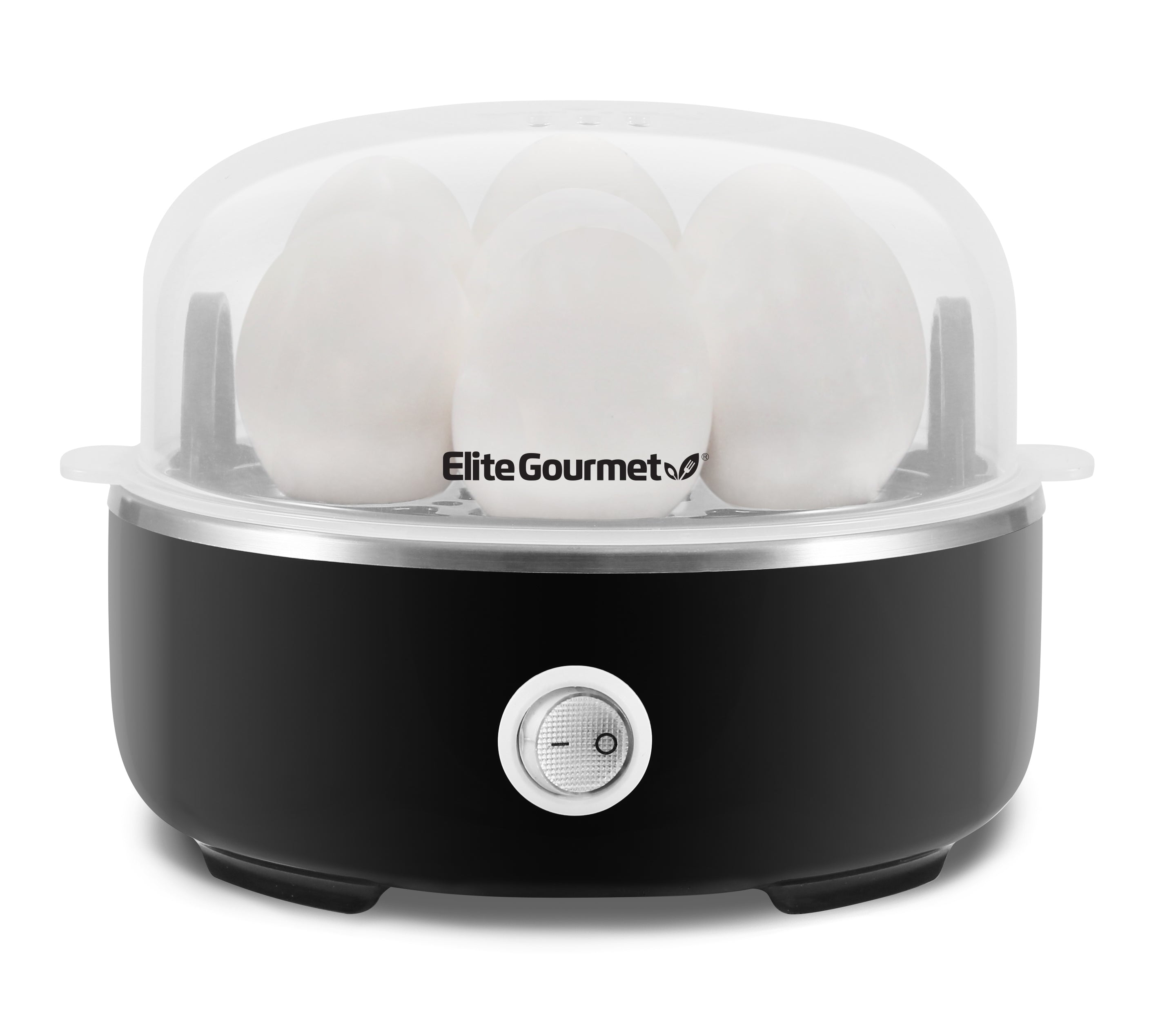 elite-gourmet-egg-cookers-7-egg-electric-cooker-eierkocher-schwarz image 1