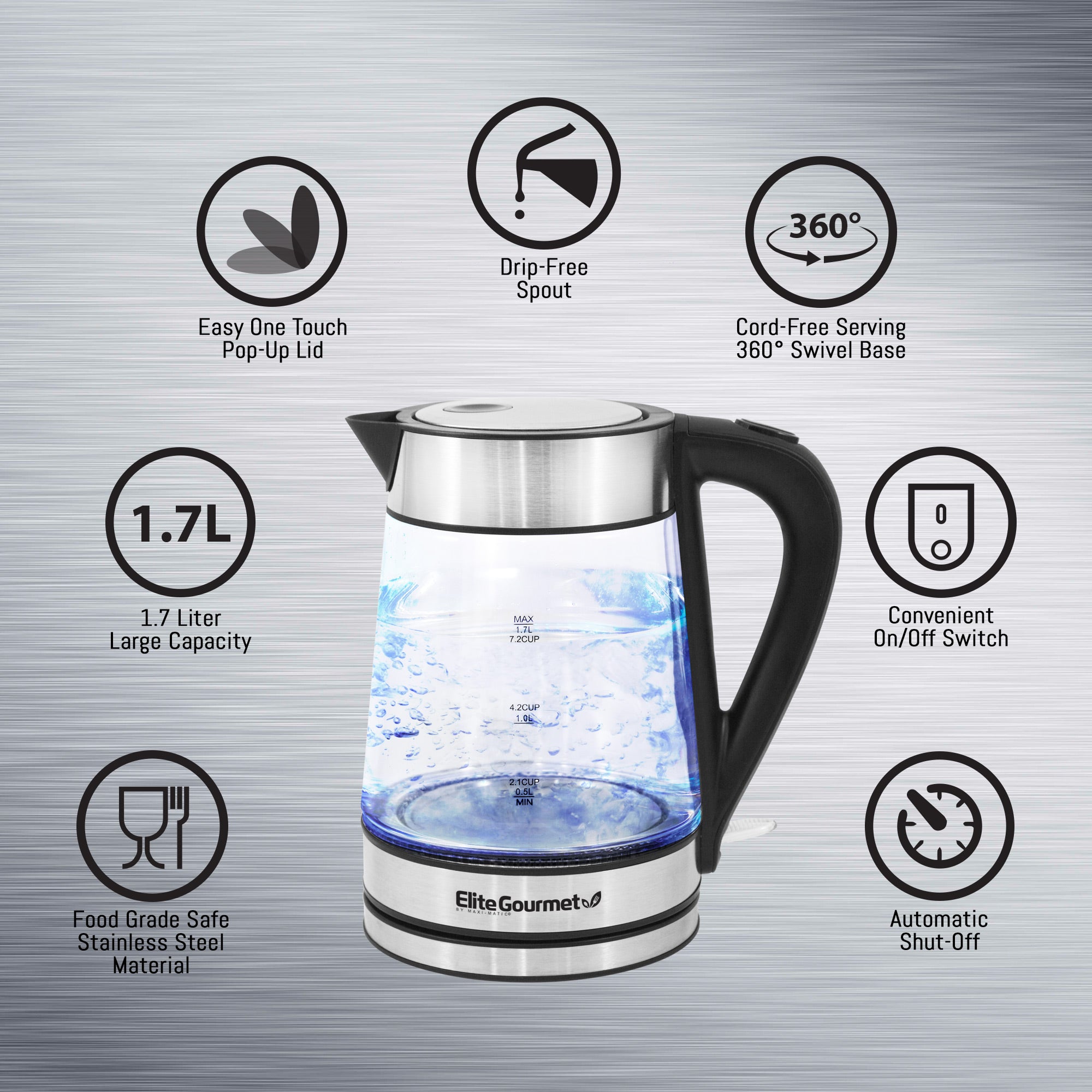 elite-gourmet-electric-kettles-1-7l-wasserkocher-glas-1-7l image 3