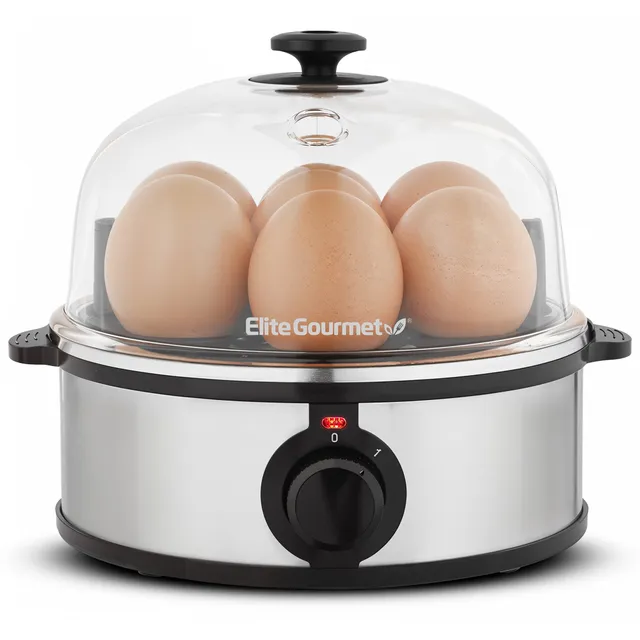 elite-gourmet-7-eier-eierkocher-edelstahl-mit-messbecher image 1