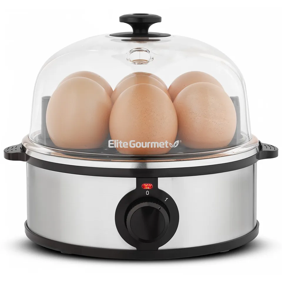 elite-gourmet-7-eier-eierkocher-edelstahl-mit-messbecher image 1