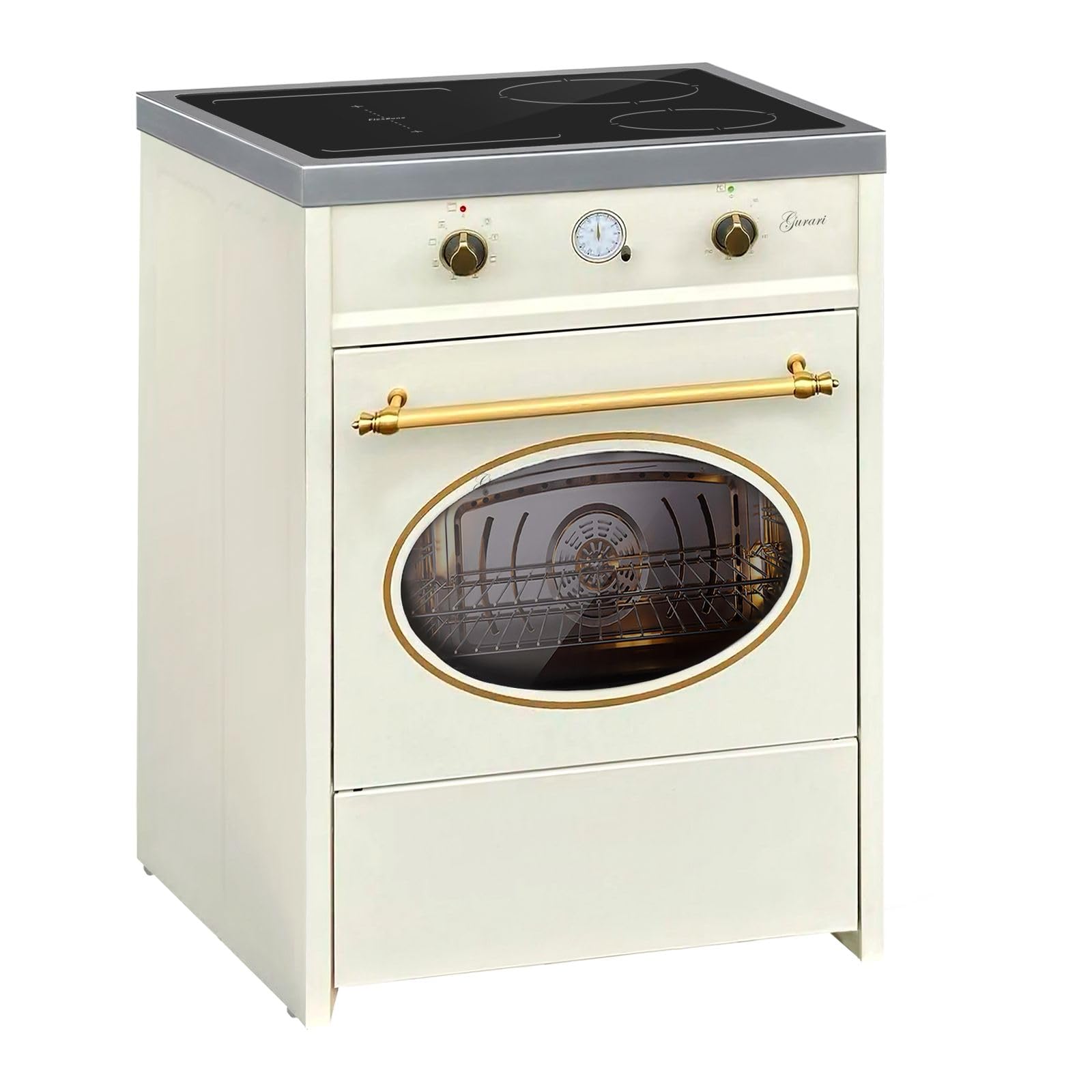 gurari-gch-e-612-cr-herdset-induktion-60cm-creme-abluft image 2