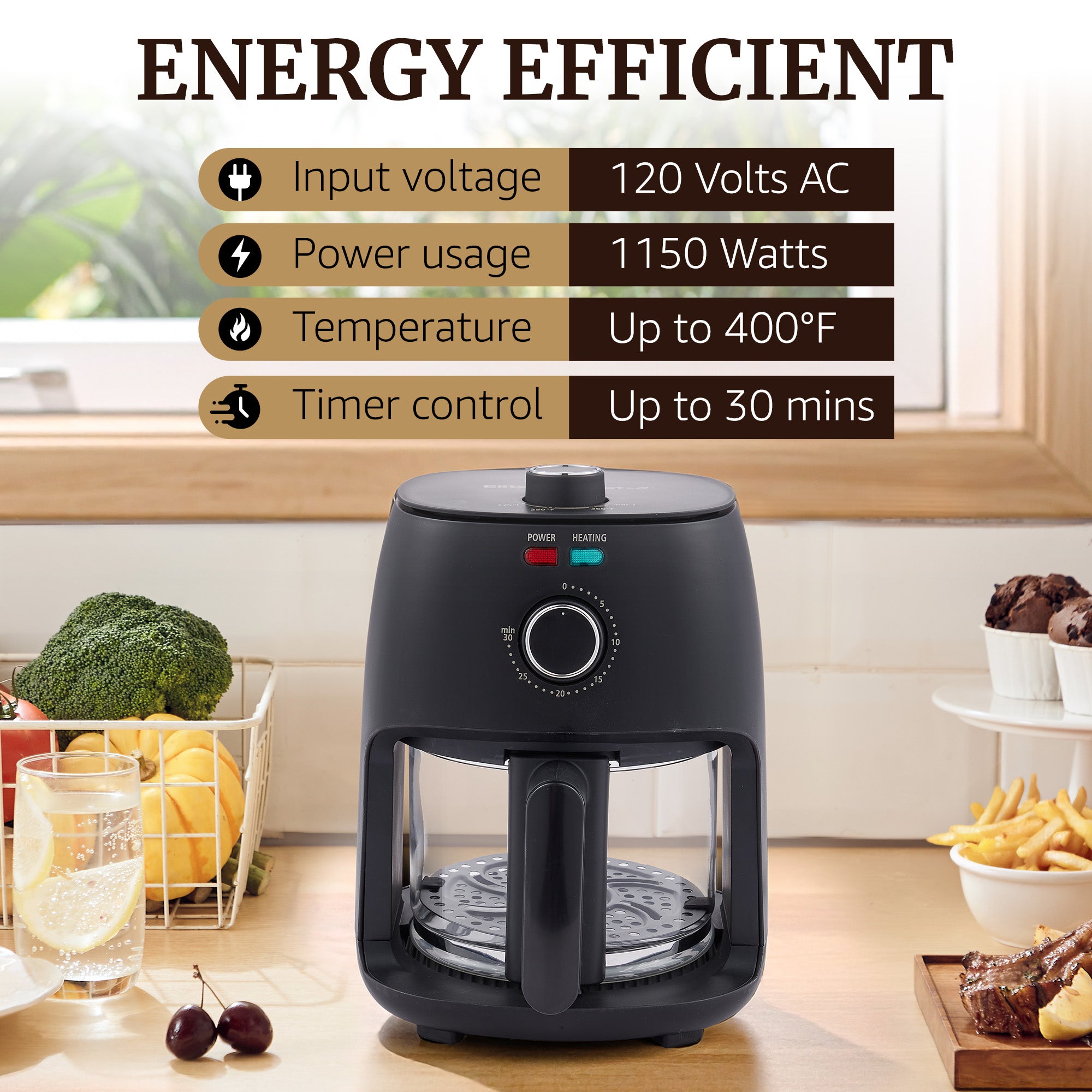 elite-gourmet-air-fryers-2-3qt-glas-hei-luftfritteuse-2-3l-keramik image 6