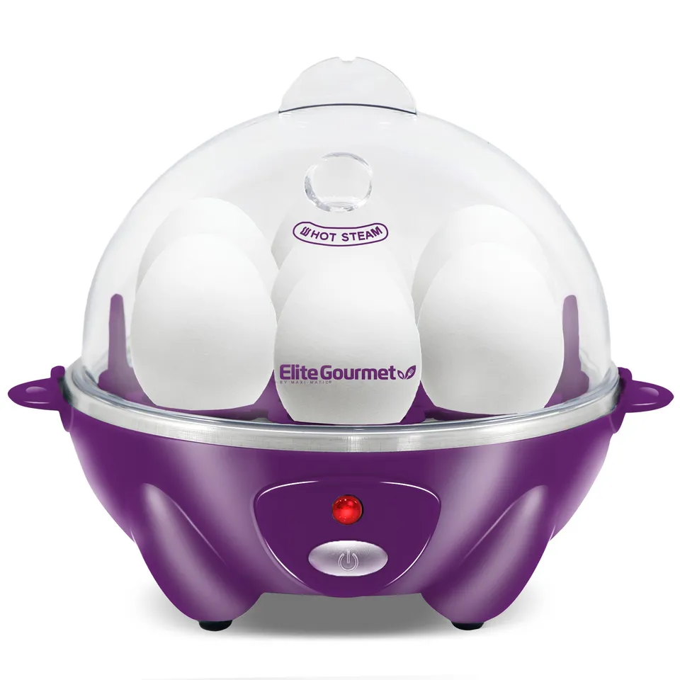 elite-gourmet-7-eier-eierkocher-elektrisch-lila-pochieren image 1