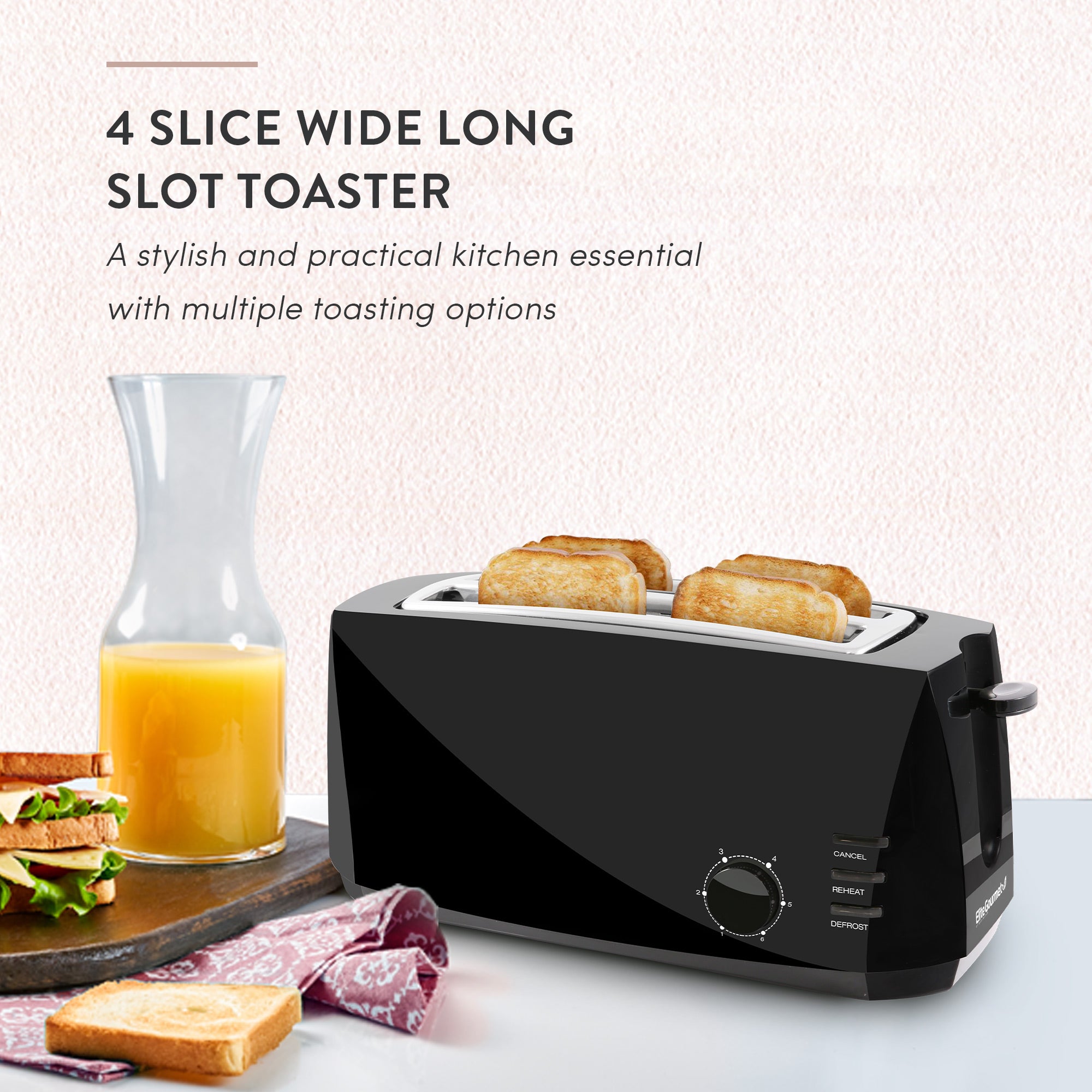 elite-gourmet-toasters-toaster-4-scheiben-langschlitz-cool-touch image 2