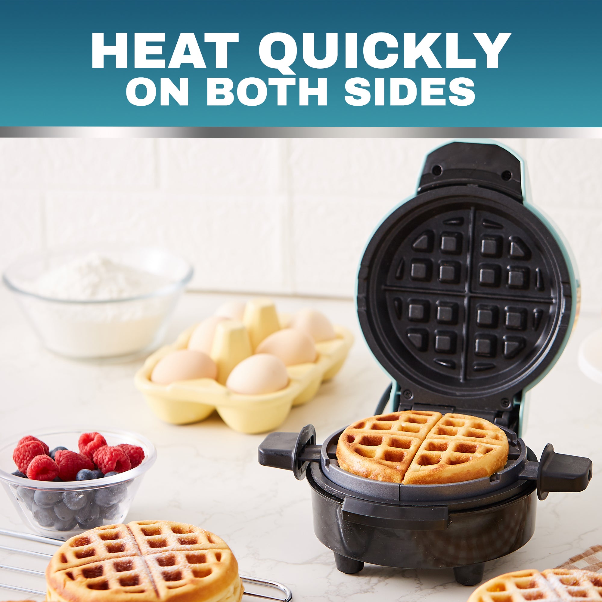 elite-gourmet-waffeleisen-5-zoll-jumbo-1-5-zoll-dick image 6