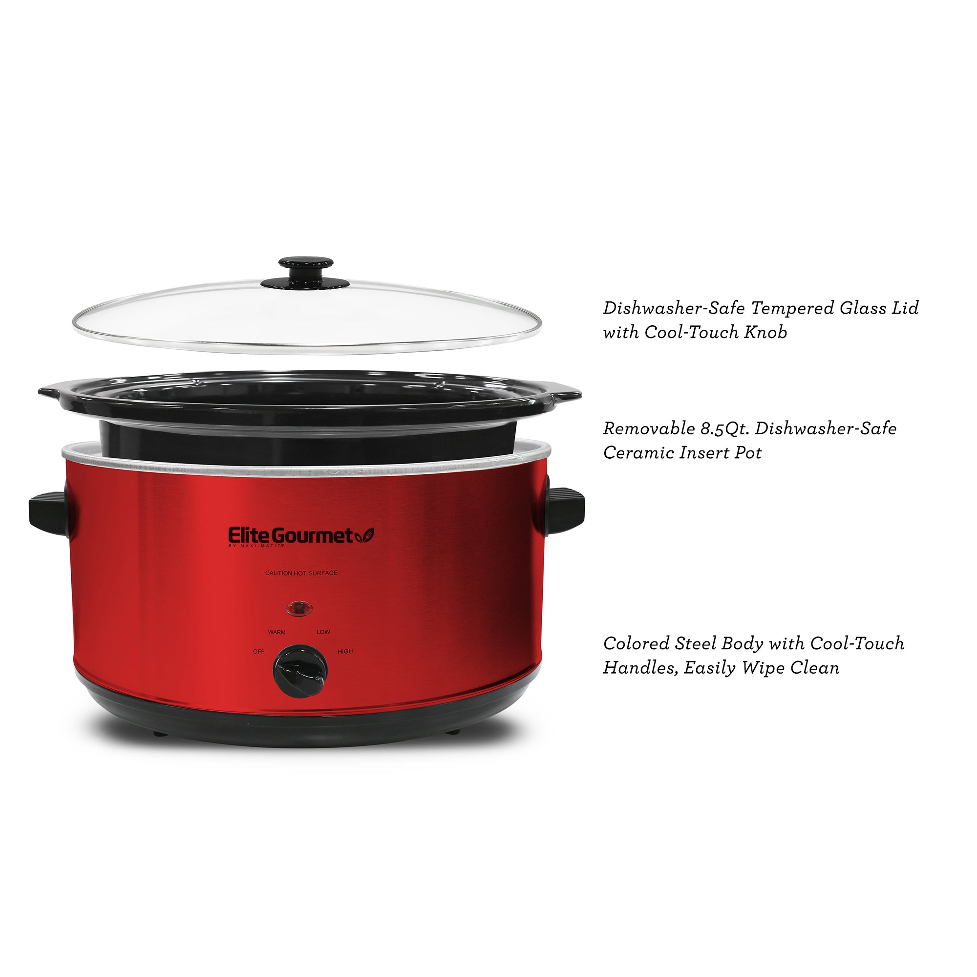 elite-gourmet-slow-cookers-schongarer-8-5-qt-rot image 3