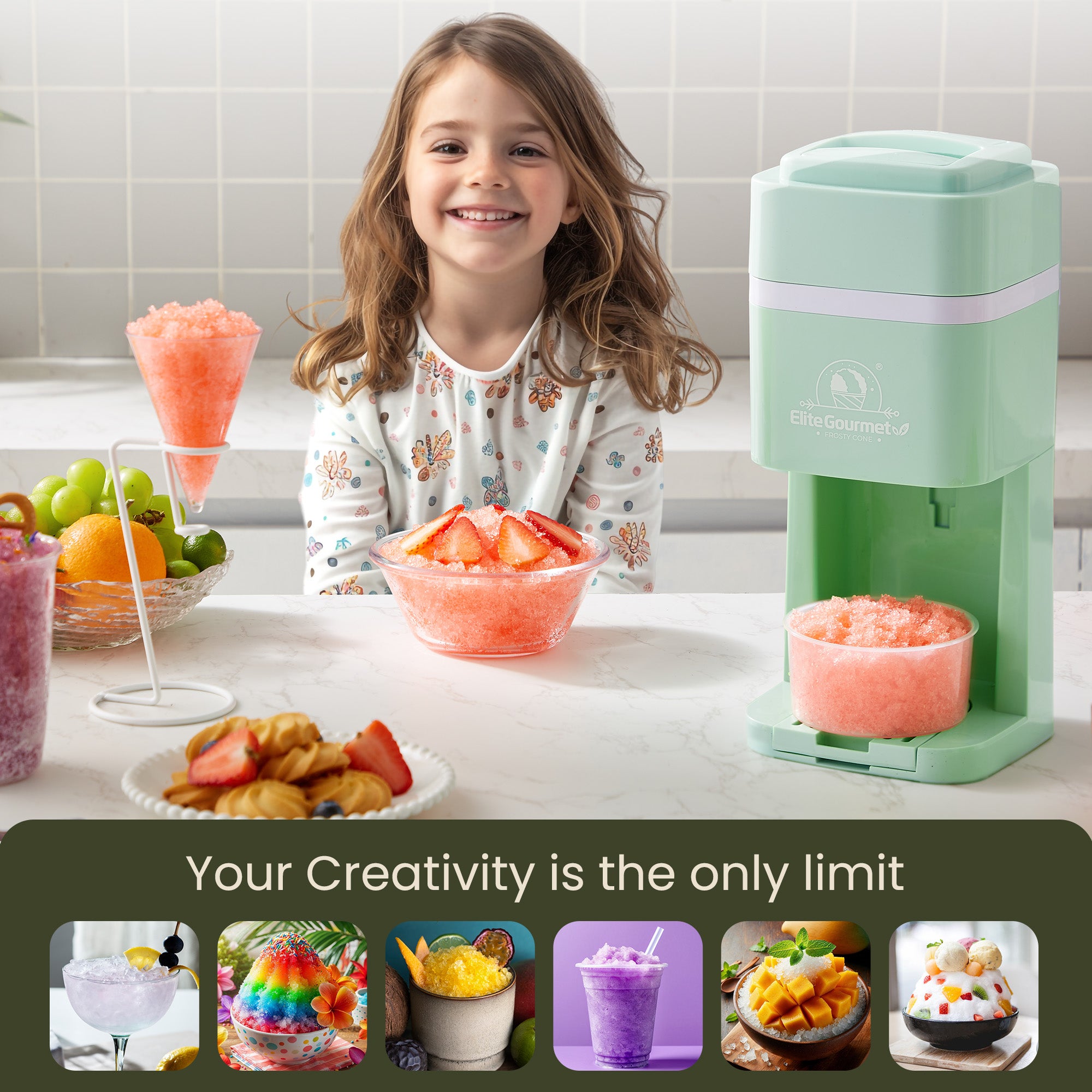 elite-gourmet-snow-cone-maker-crushed-ice-maschine-gr-n image 7