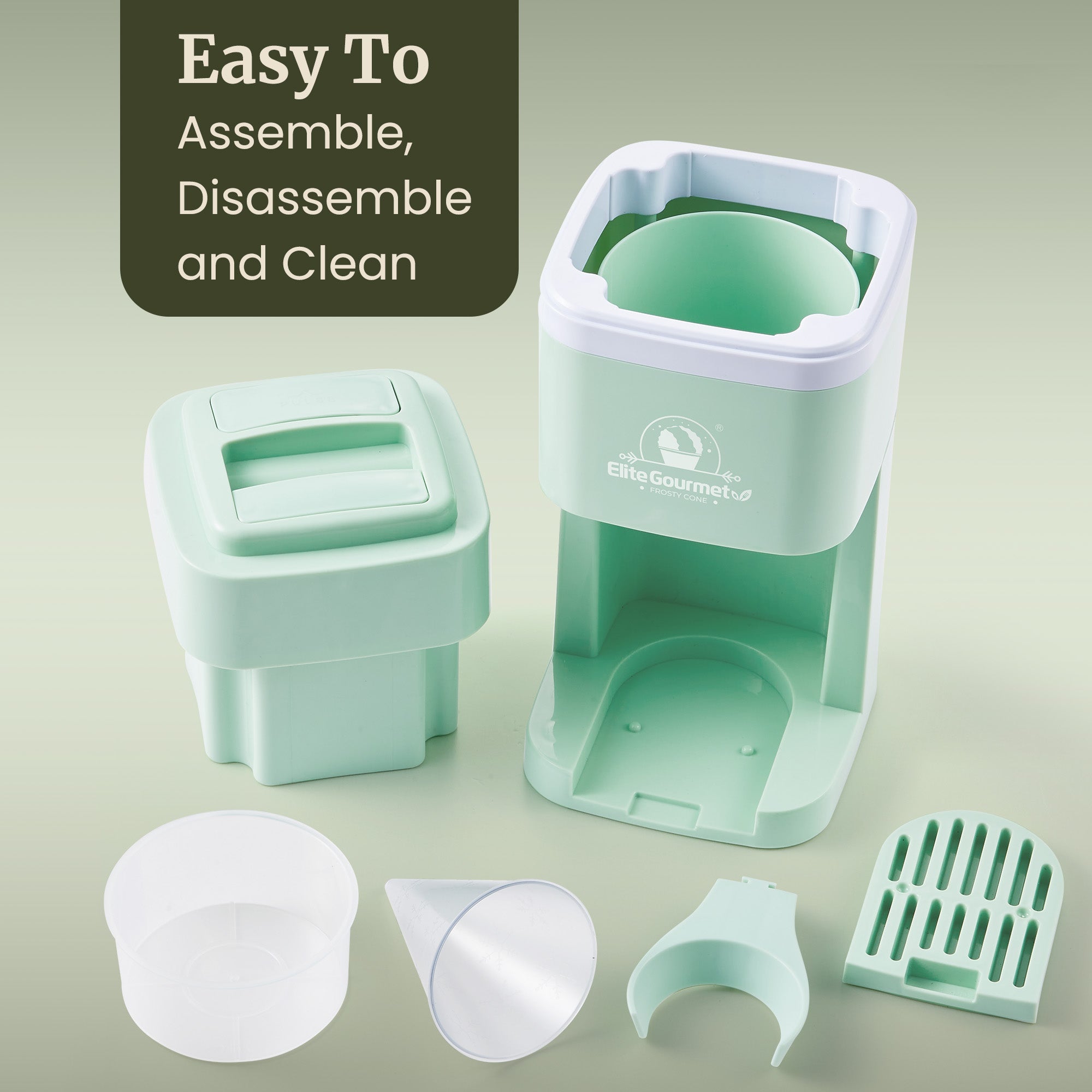 elite-gourmet-snow-cone-maker-crushed-ice-maschine-gr-n image 4