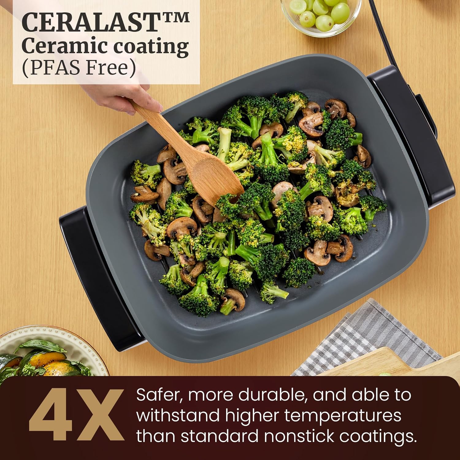 elite-gourmet-ceralast-elektropfanne-15-tief-keramik-pfas-frei image 6