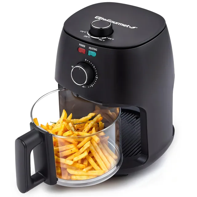elite-gourmet-air-fryers-2-3qt-glas-hei-luftfritteuse-2-3l-keramik image 1