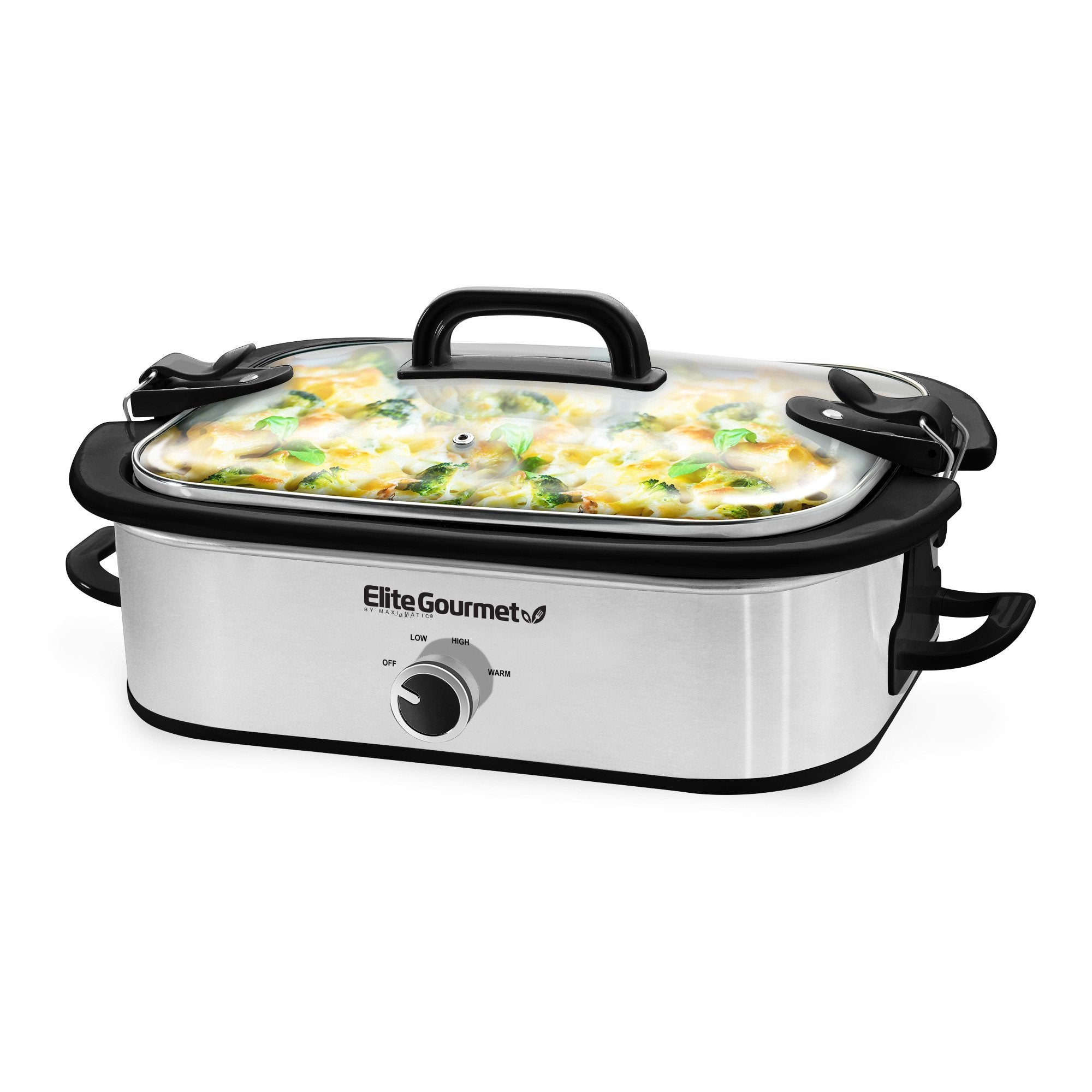elite-gourmet-slow-cooker-3-3-l-rot-mit-glasdeckel image 8