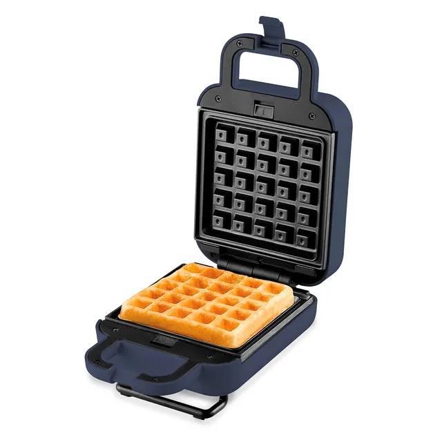 elite-gourmet-3-in-1-mini-waffeleisen-blau-grau-antihaftbeschichtet image 1
