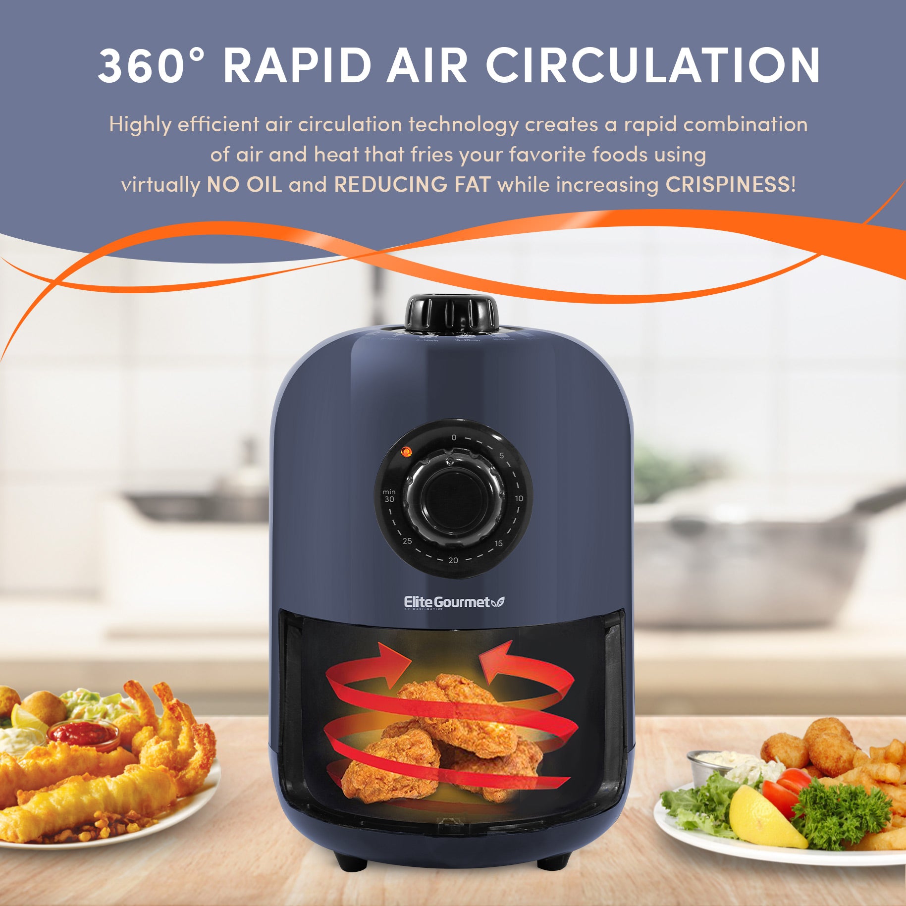 elite-gourmet-hei-luftfritteuse-1-1qt-single-1000w image 5