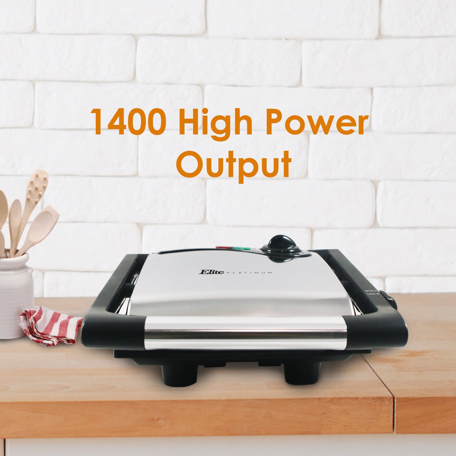 elite-gourmet-epn-2811-panini-grill-kontaktgrill-edelstahl-1000w image 5