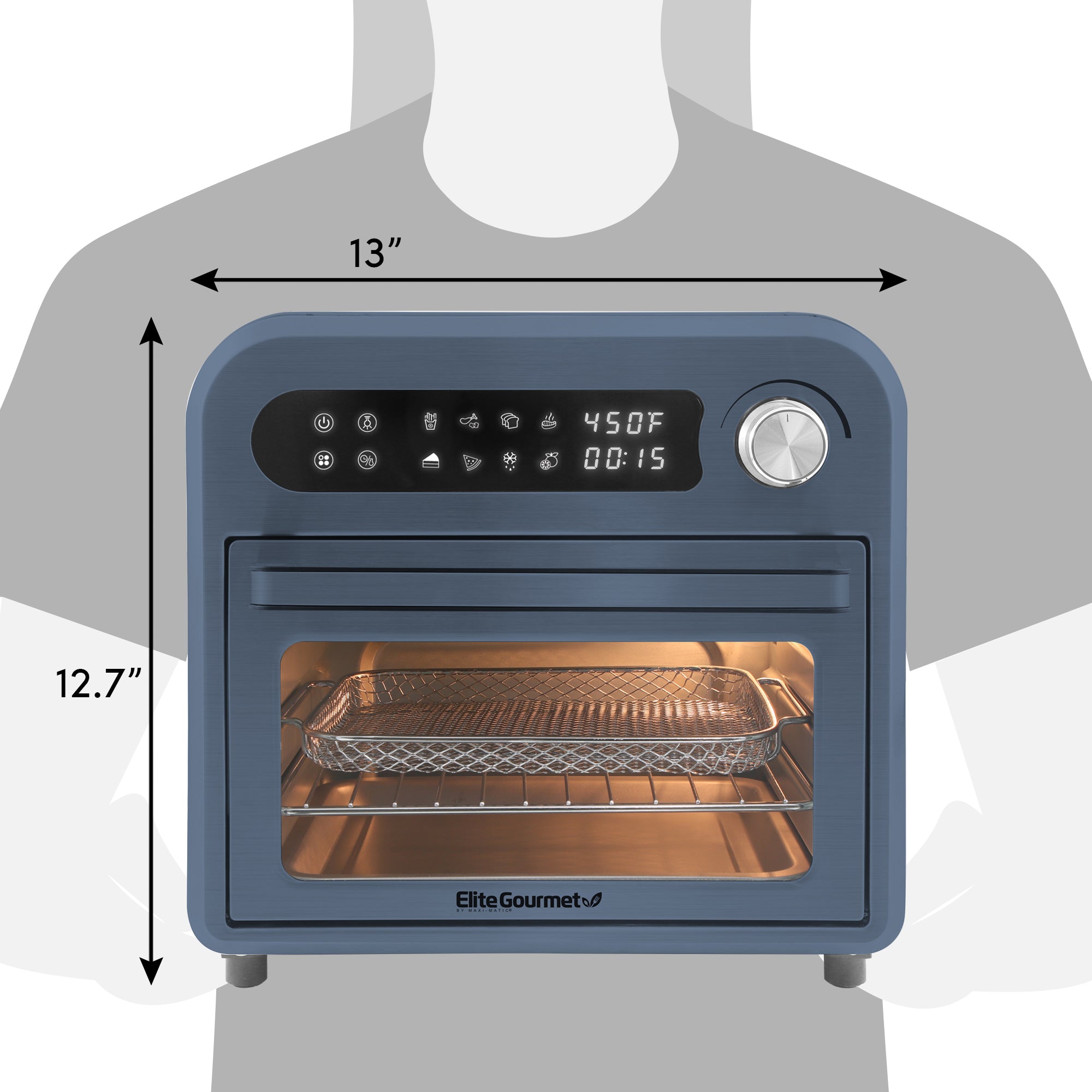 elite-gourmet-air-fryers-10l-hei-luftfritteuse-blaugrau image 7