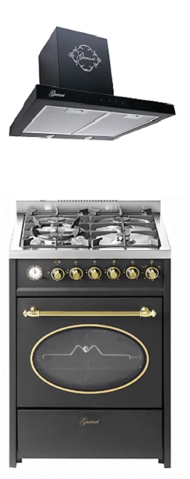 gurari-gch-g-614-br-herdset-gas-60cm-mit-haube-wok-brenner image 1